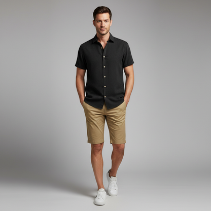Men's Casual Summer Shirt | Lightweight Short Sleeve T-Shirt