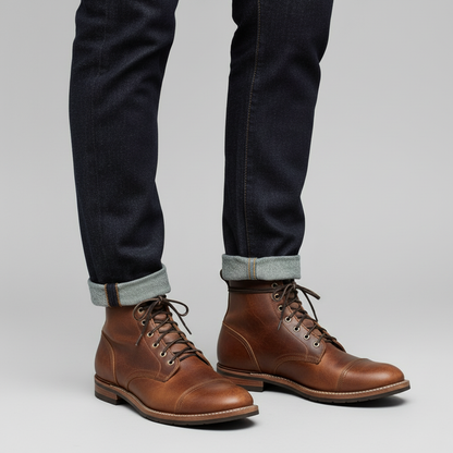 Men's Classic Ankle Work Boots | Durable Safety Boots
