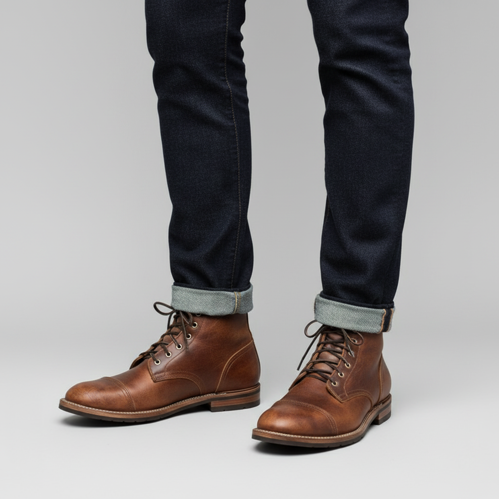 Men's Classic Ankle Work Boots | Durable Safety Boots